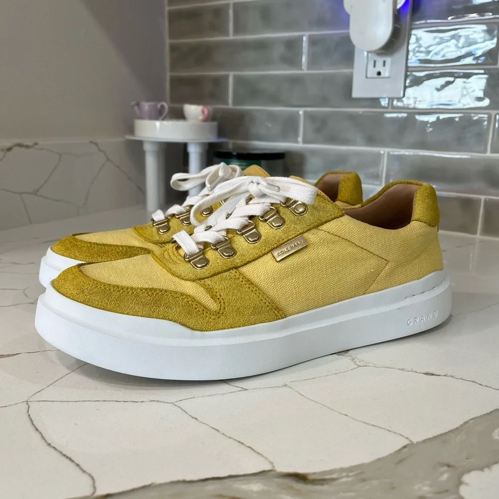 Cole Haan Grandpro Sneakers. Women’s Size 9.5 Color Yellow. - Picture 1 of 10